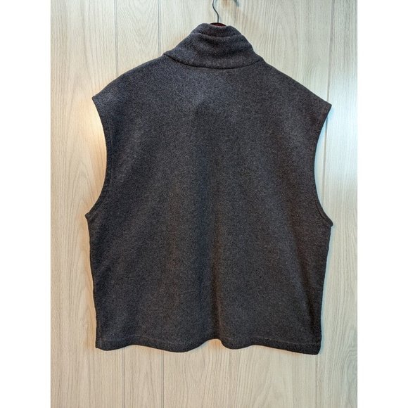 Columbia Full Zip Fleece Vest Jacket Mens XL Gray with pockets Grey Sleeveless - Picture 2 of 5